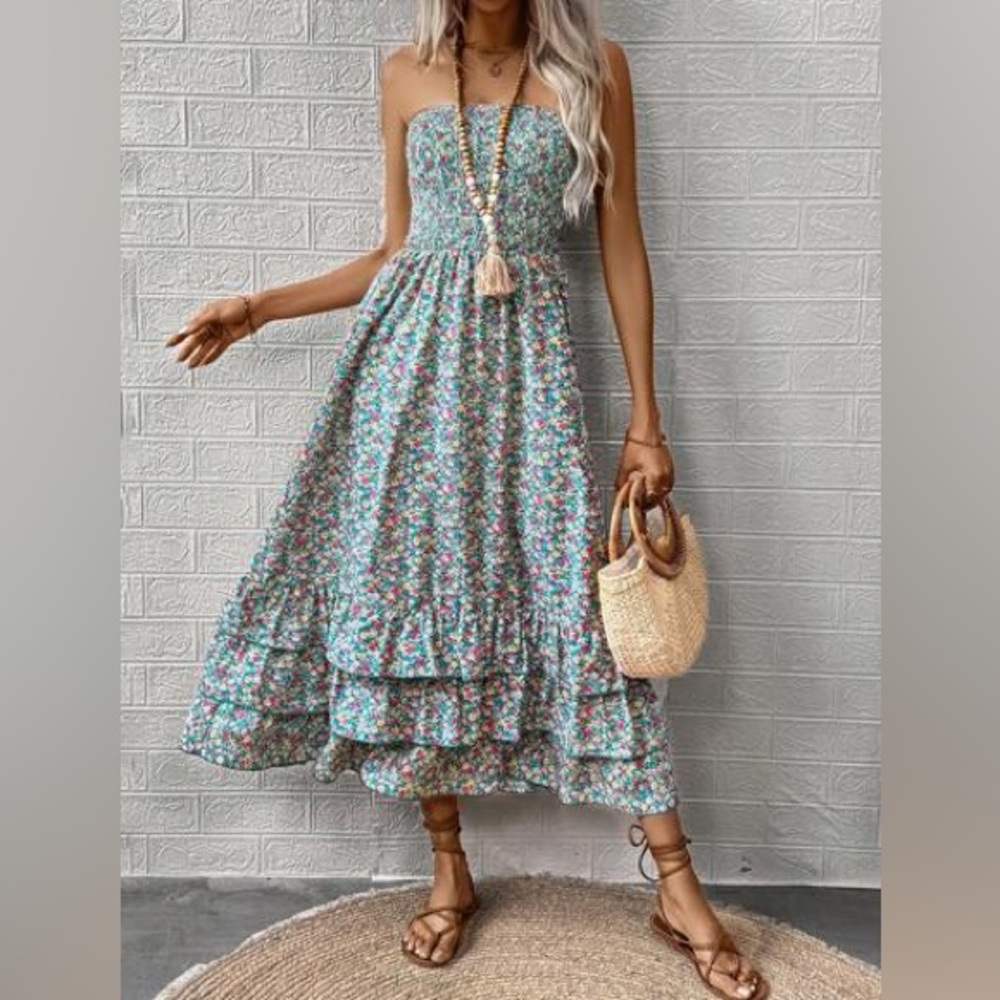 Shein Strapless Dress
